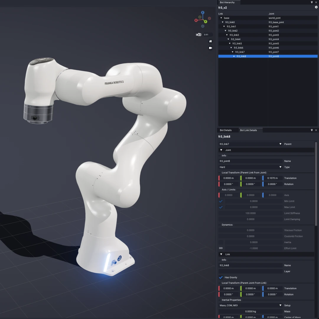 SuperDex Studio bot editor